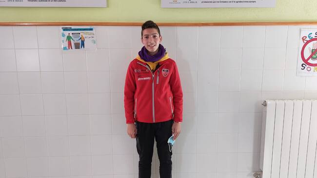 Juan Antonio Vargas, joven futbolista galduriense