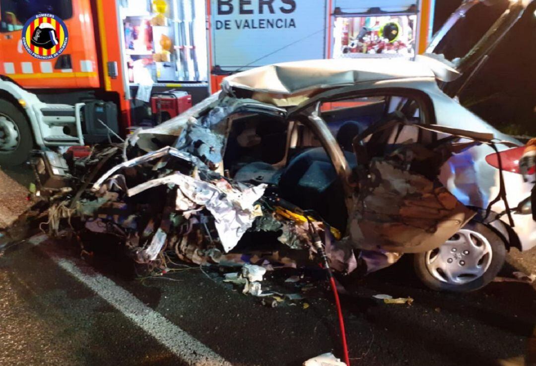 Imagen de archivo de un accidente mortal en la provincia de Valencia