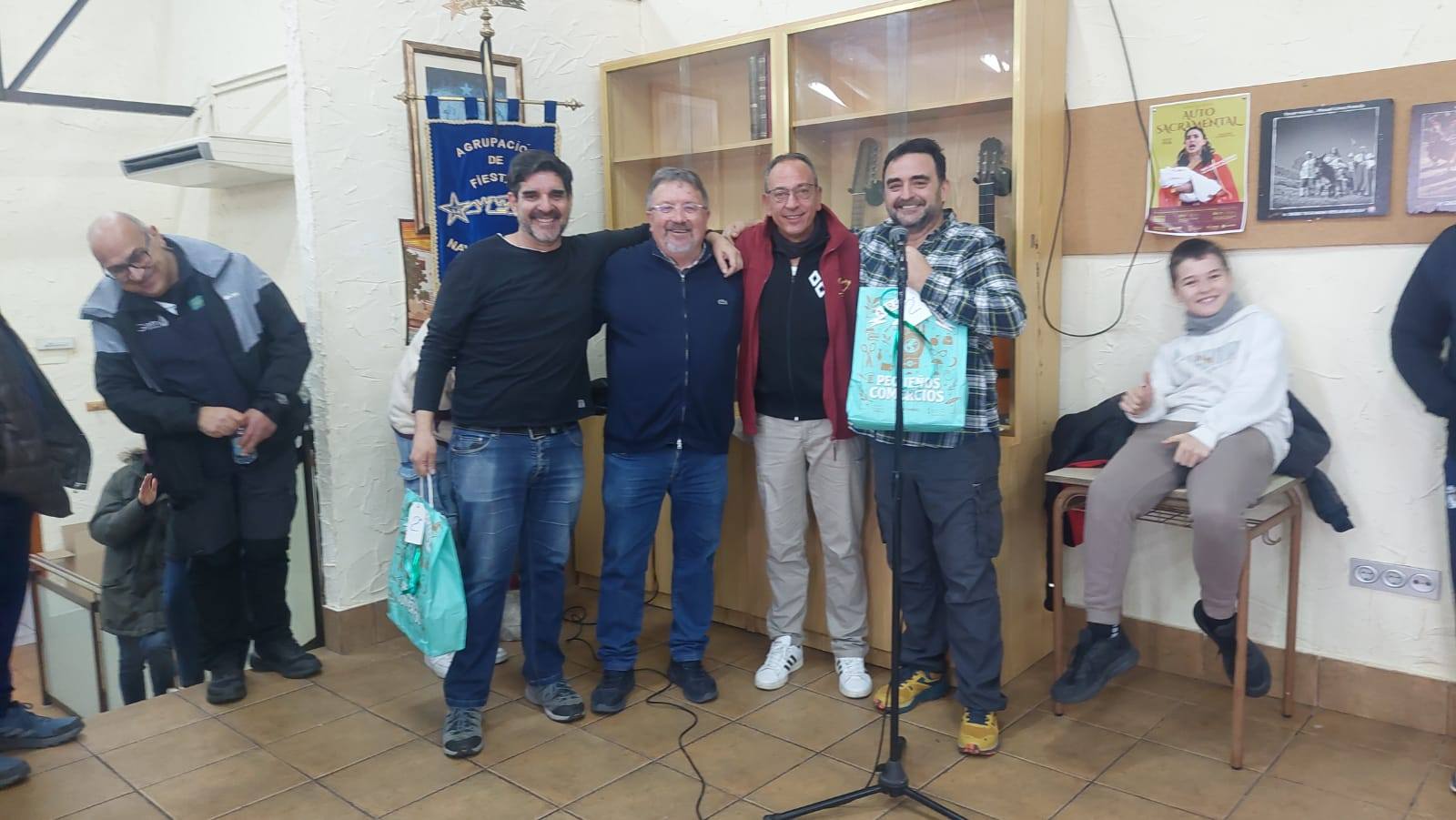 Las gachamigas de la Agrupación de fiestas de Navidad y Reyes