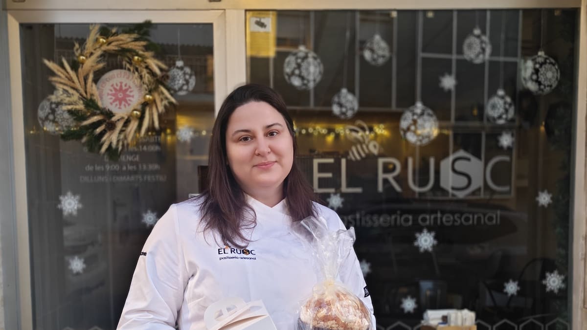 Iana es ucraniana y hace el mejor 'panettone' de España en un pueblo de 800 habitantes