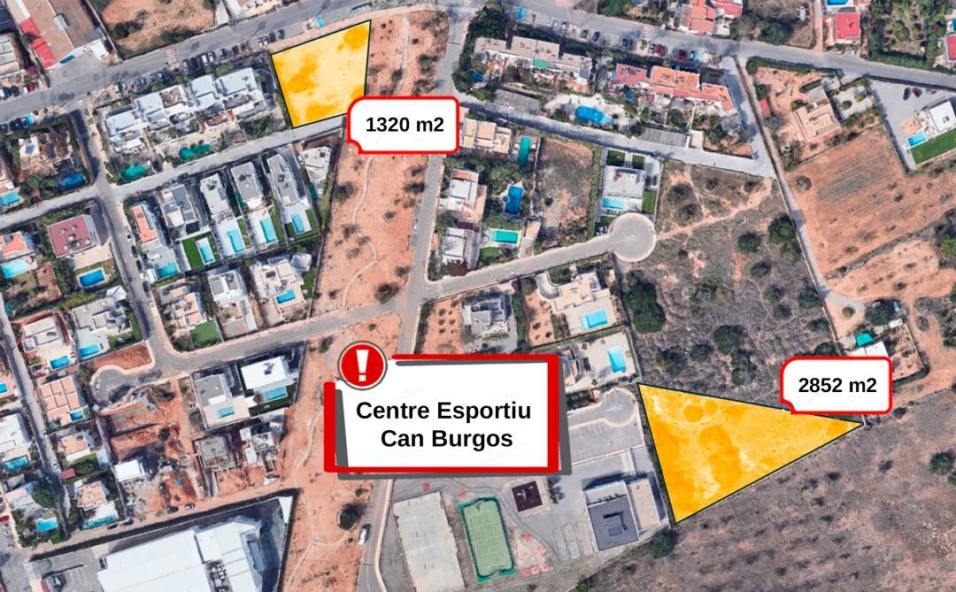 Mapa de la zona donde se ubicarán las VPO