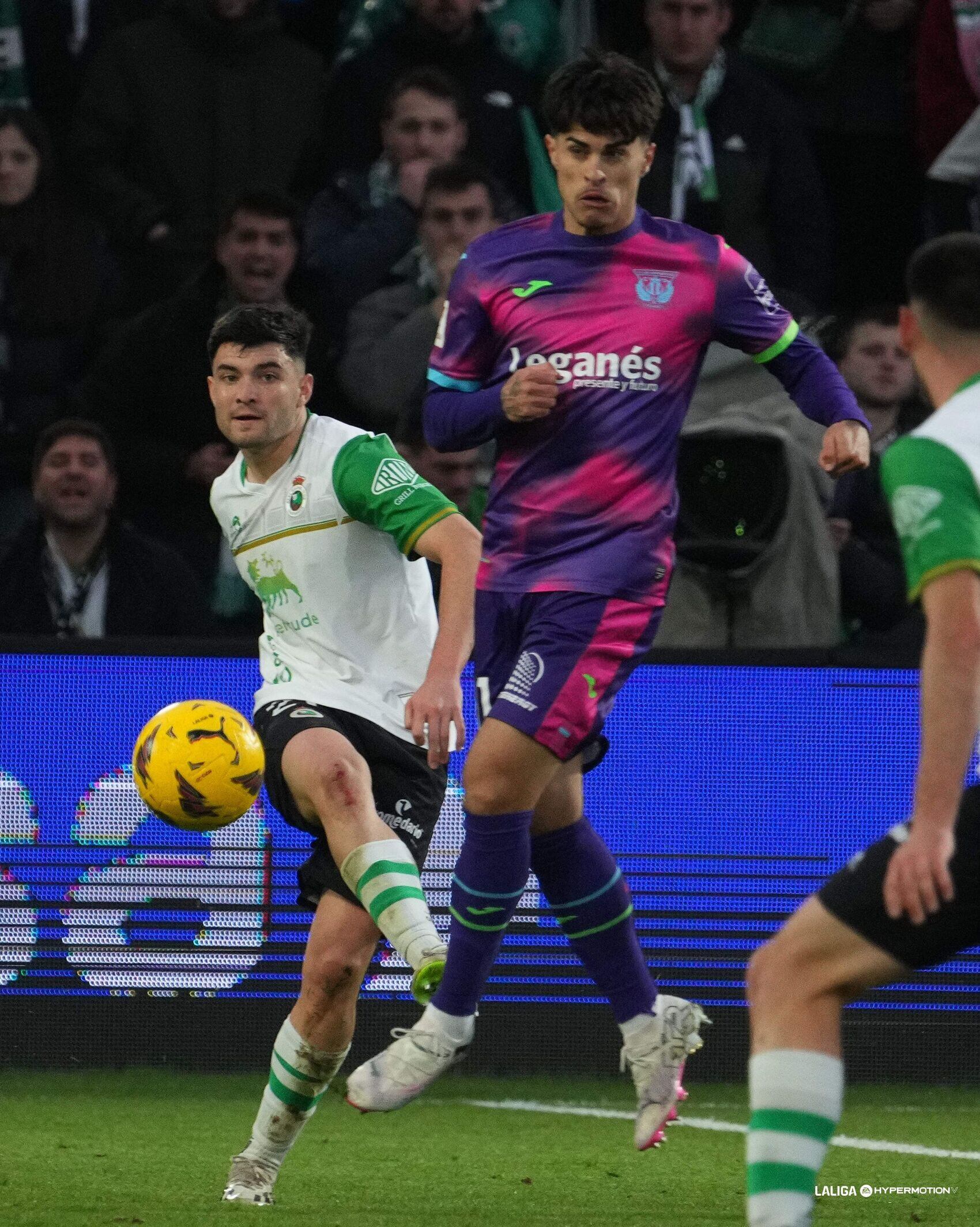 Aldasoro en el partido ante el CD Leganés