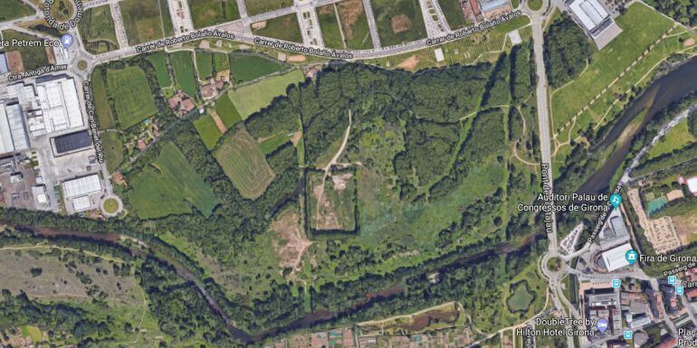 La zona de Domeny, a prop del riu.