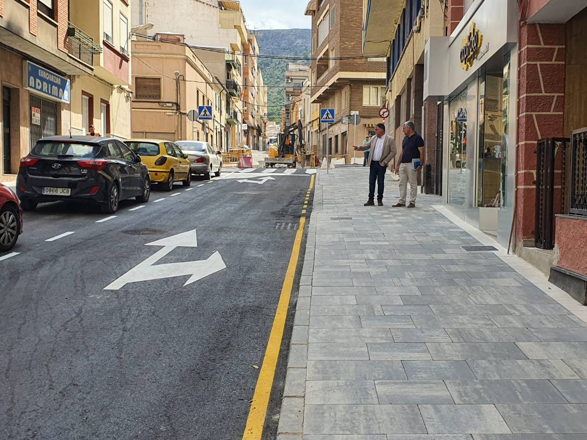 Obras calle José María Soler. Archivo