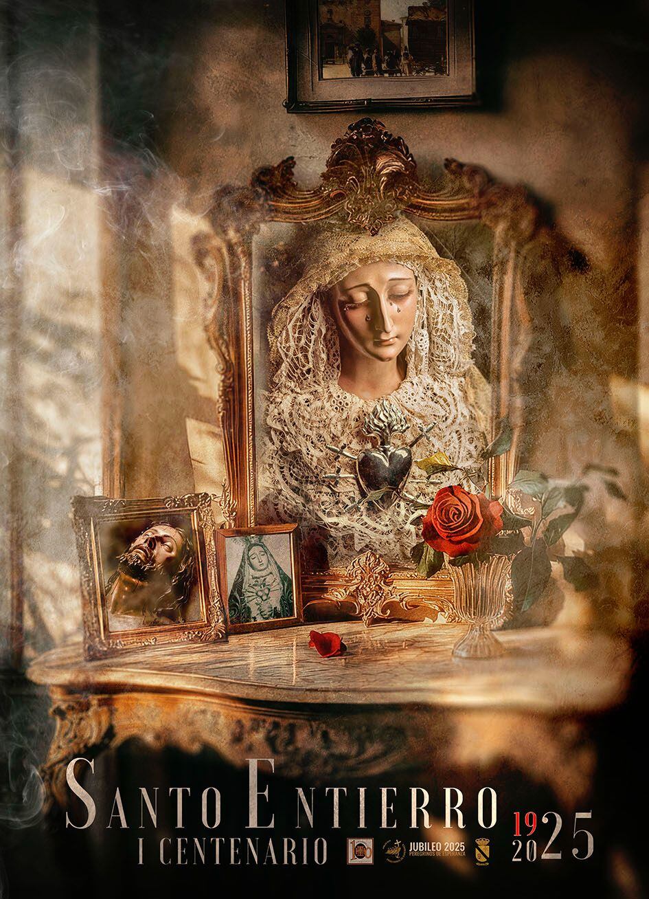 Cartel Anunciador del Centenario de la Cofradía del Santo Entierro de Jódar