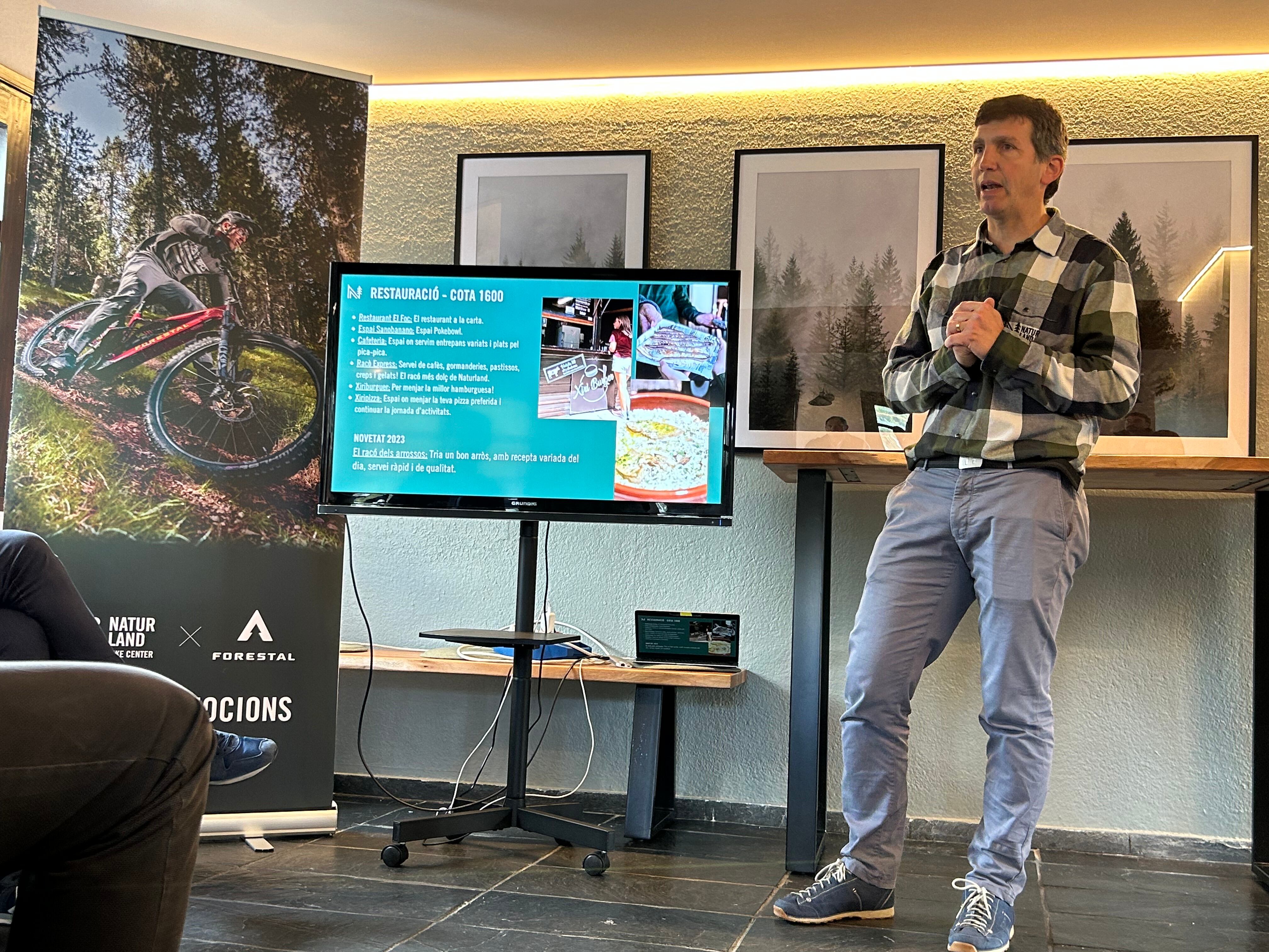 El director general de Naturland, Xabier Ajona