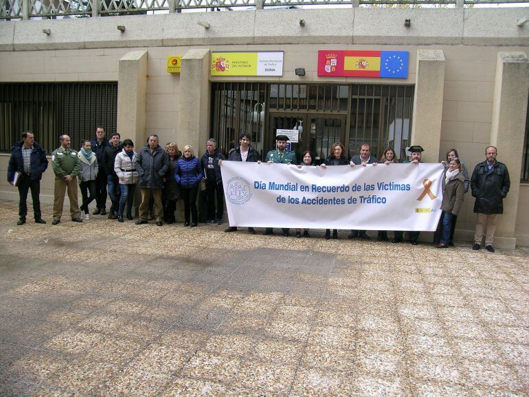 Conmemoración del día mundial en recuerdo de las víctimas de accidentes de tráfico.