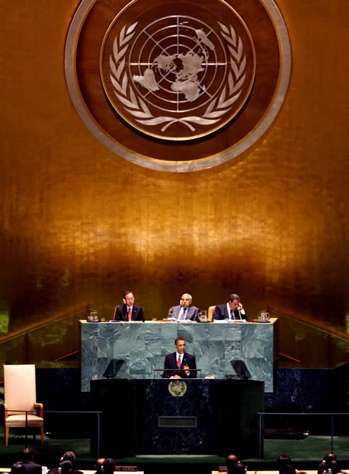 Obama ha comparecido en su primera intervención en la Asamblea General de la ONU