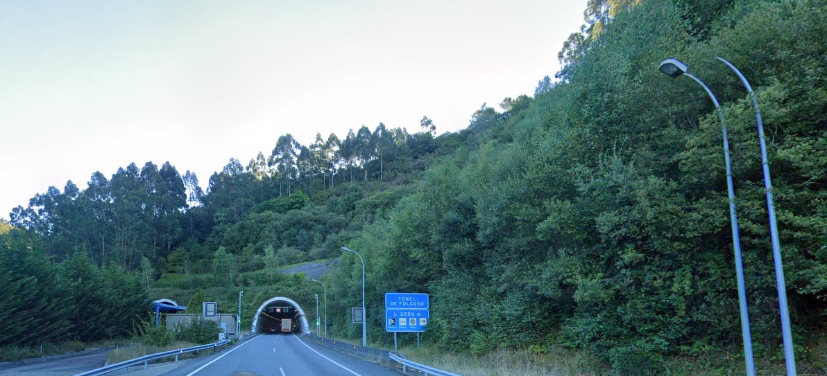 Túnel de O Folgoso en A Cañiza, A-52