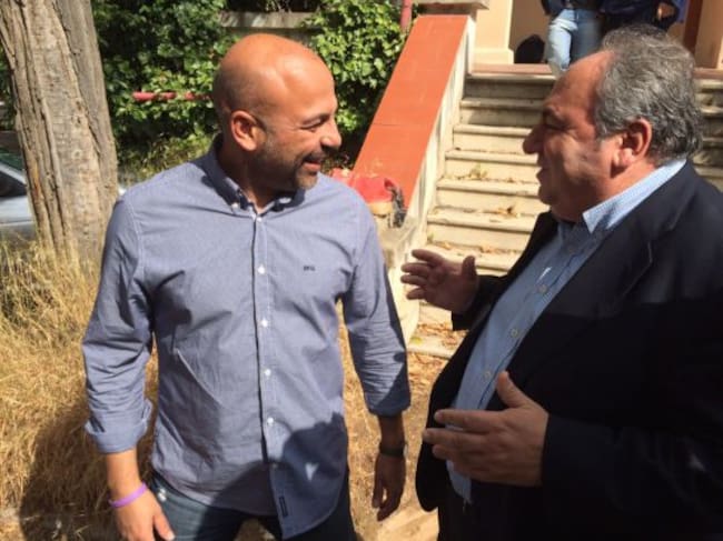 José García Molina (podemos) y Vicente Tirado (PP)