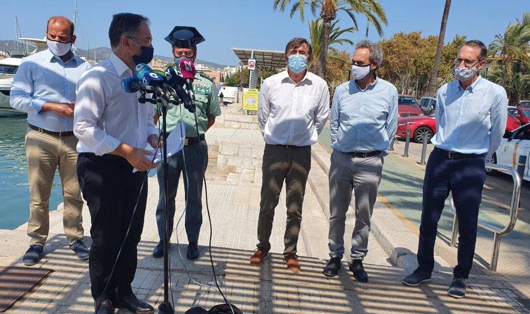 27-08-2021 Presentación de la operación conjunta en puertos de las Islas. SOCIEDAD ESPAÑA EUROPA ISLAS BALEARES
 Europa Press
 