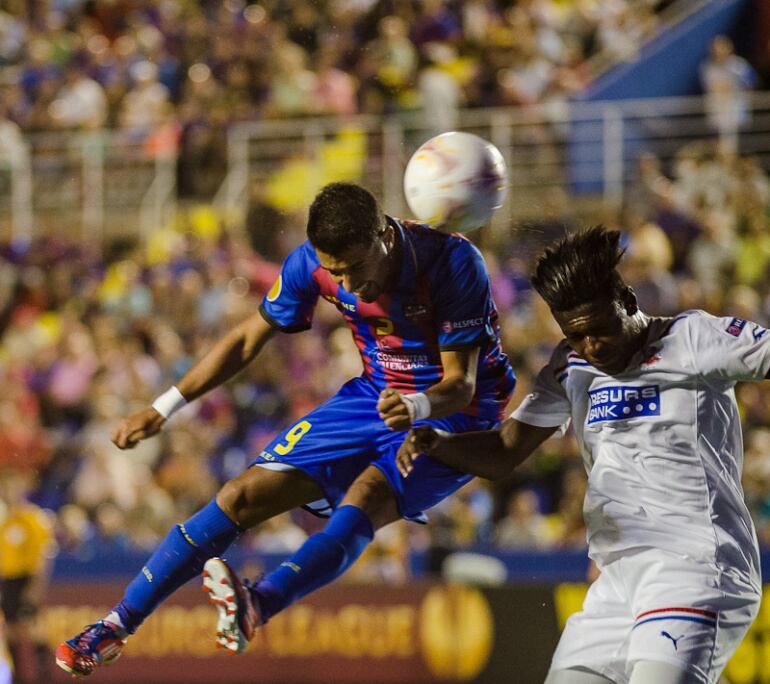Ángel Rodríguez, en un partido de su etapa en el Levante