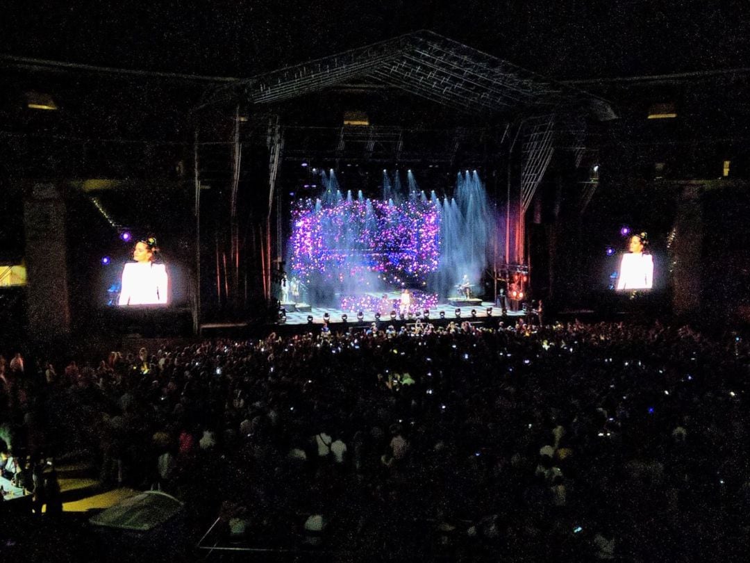 Concierto de Rosalía en la plaza de toros