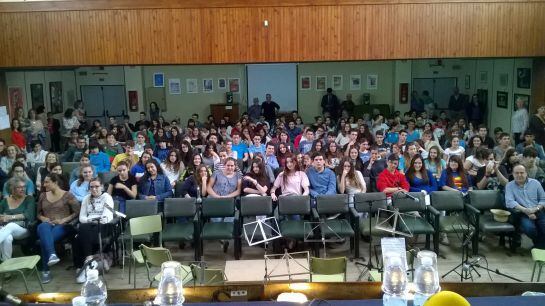 Panorámica del salón de actos del INB Velázquez de Sevilla