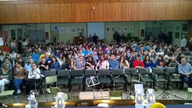 Panorámica del salón de actos del INB Velázquez de Sevilla