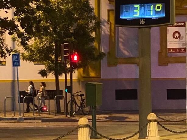Termómetro en Córdoba esta pasada noche