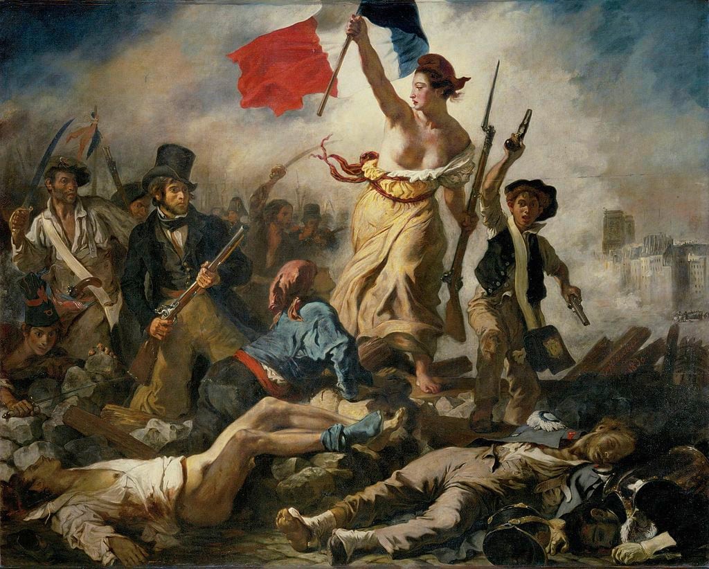 &#039;La Libertad guiando al pueblo&#039; es el cuadro más célebre de Delacroix