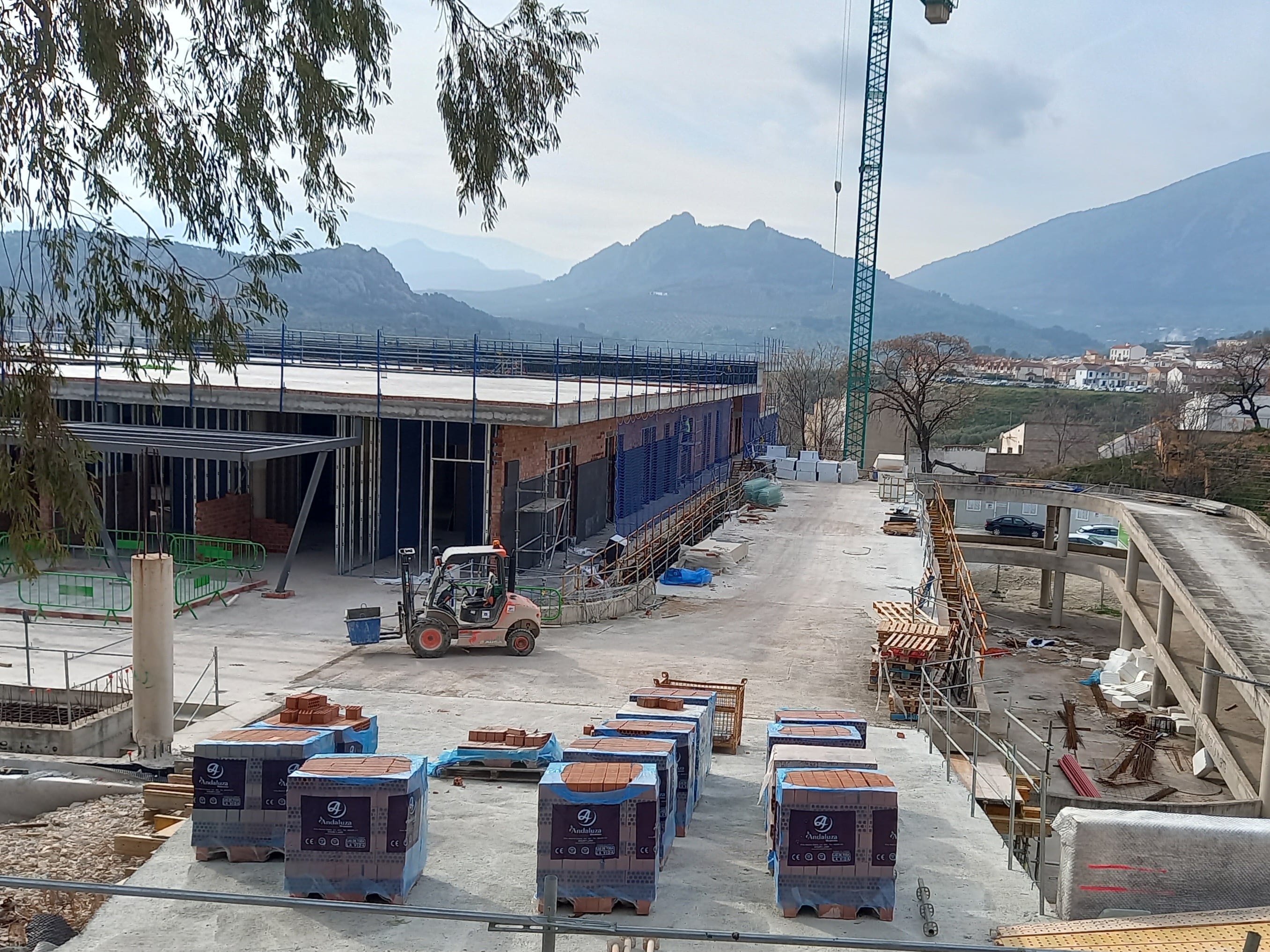 Estado actual de las obras del centro de Salud de la Alameda.