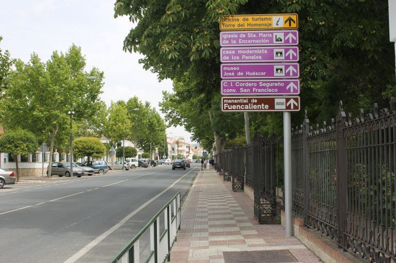 Nuevas señales turísticas en Huéscar