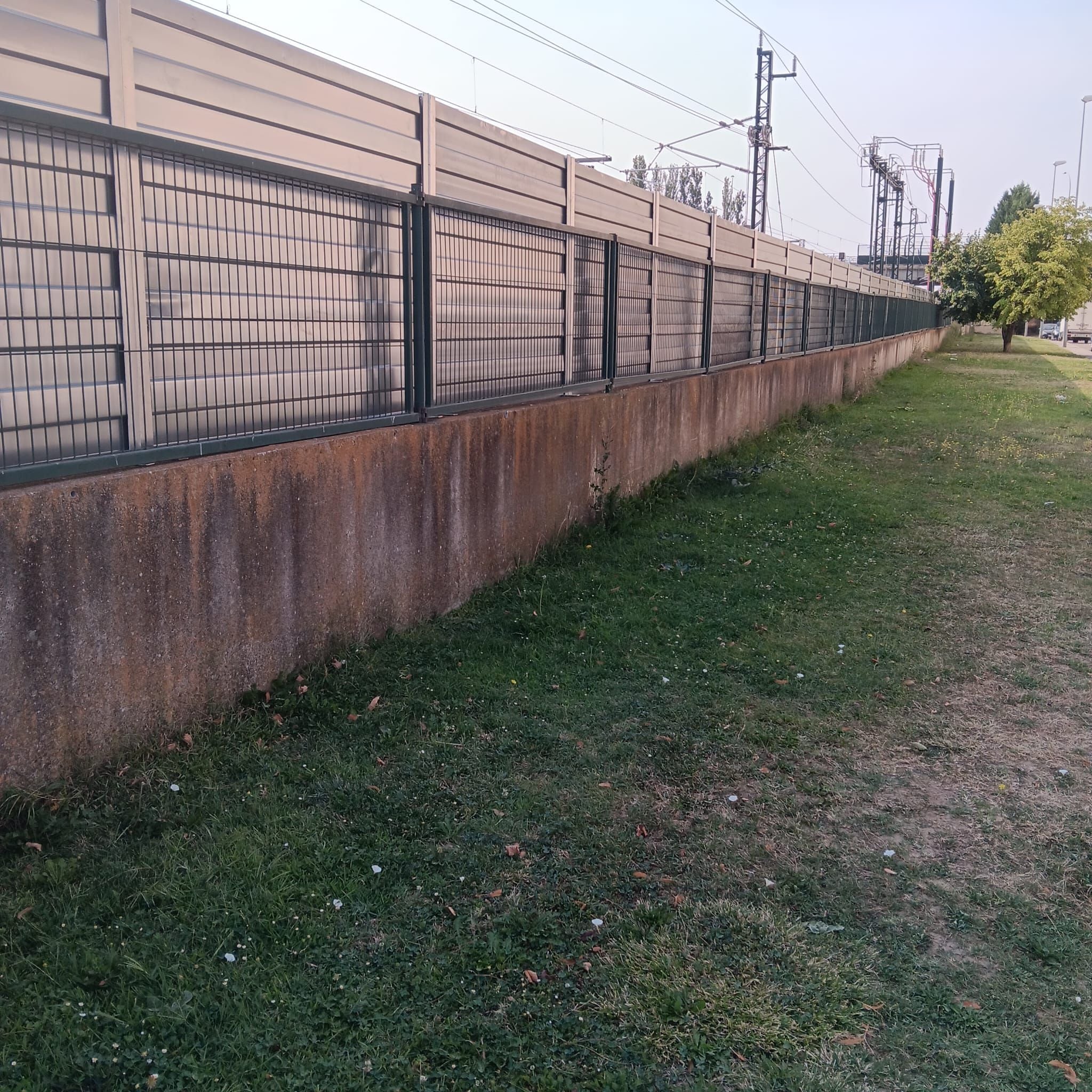 Pantallas ya instaladas en Palencia