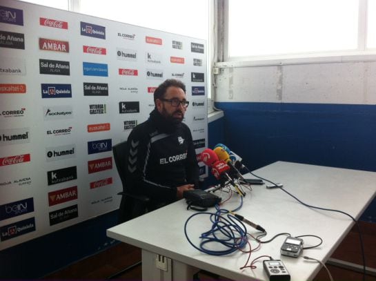 José Bordalás en la previa copera del partido de Leganés.
