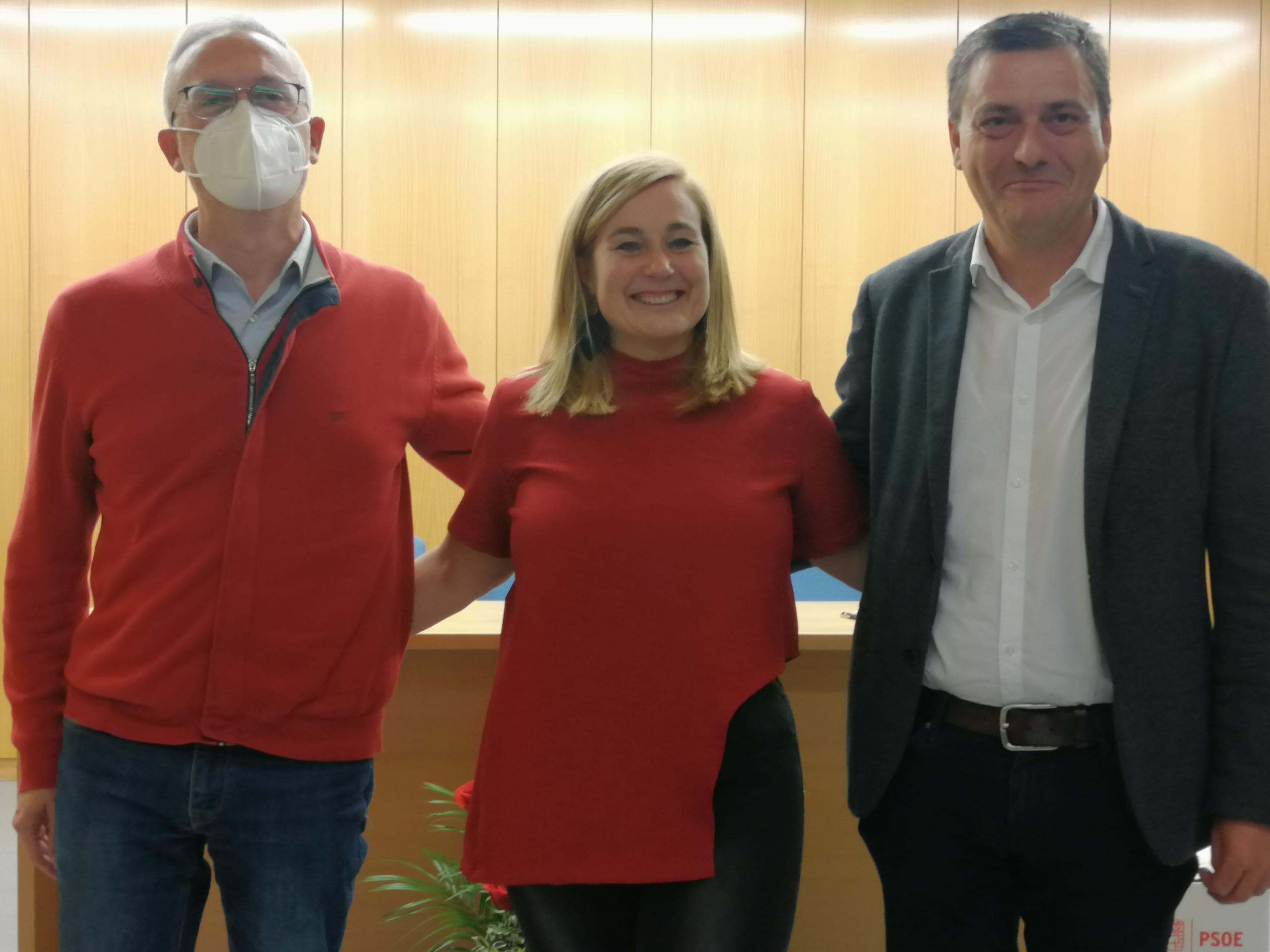 Olvido Moratinos junto a Juan Manuel Ramon y Fernando Sabés