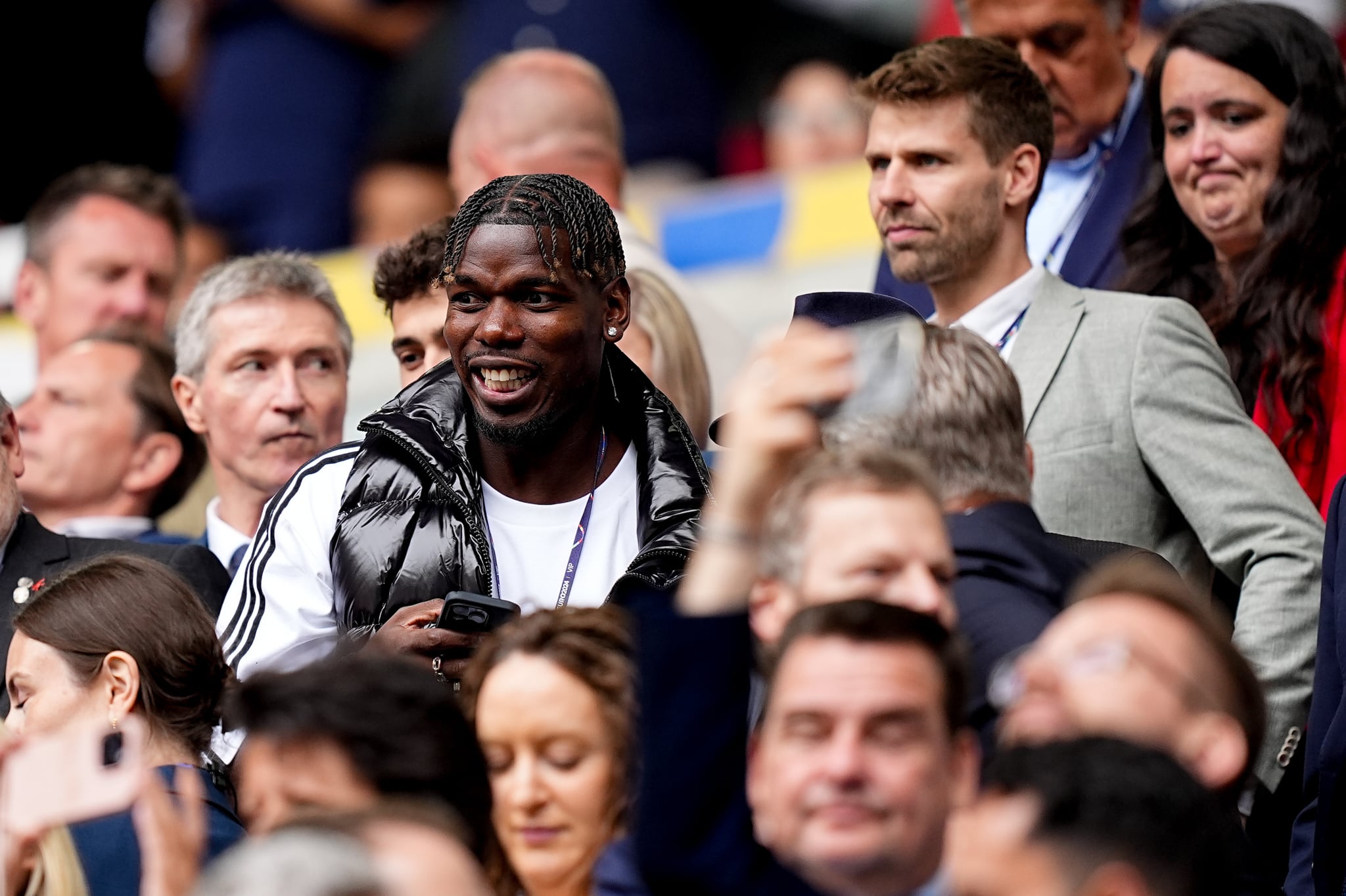 Paul Pogba, durante un partido de la Eurocopa