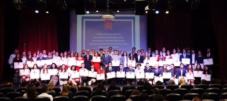 Acto de entrega de los Premios Extraordinarios de Educación de la Comunidad de Madrid