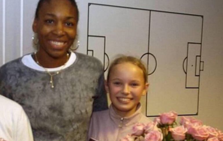 Venus Williams y Wozniacki, hace más de una década