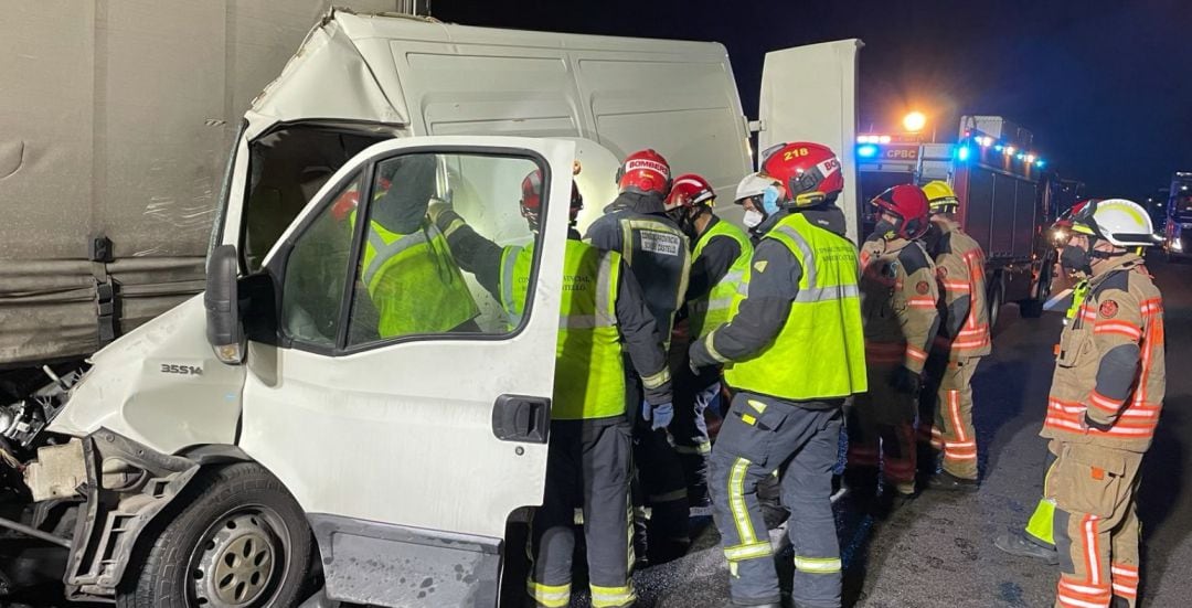 Accidente tráfico en la AP7