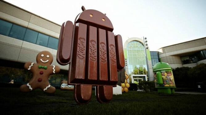 Nuevo Android de KitKat en la sede de Google en California