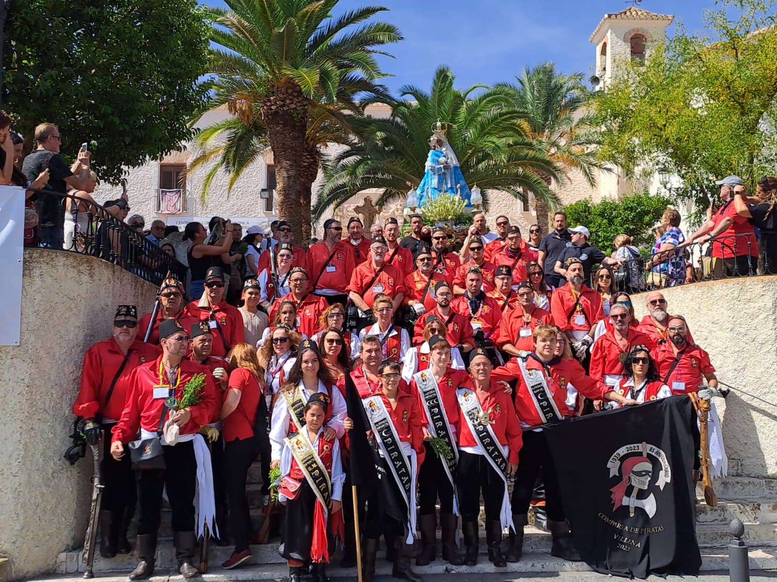 Momento del acto y homenaje