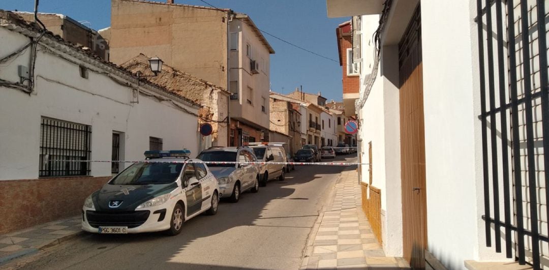 Imagen de la calle donde ha tenido lugar el suceso en Tarazona