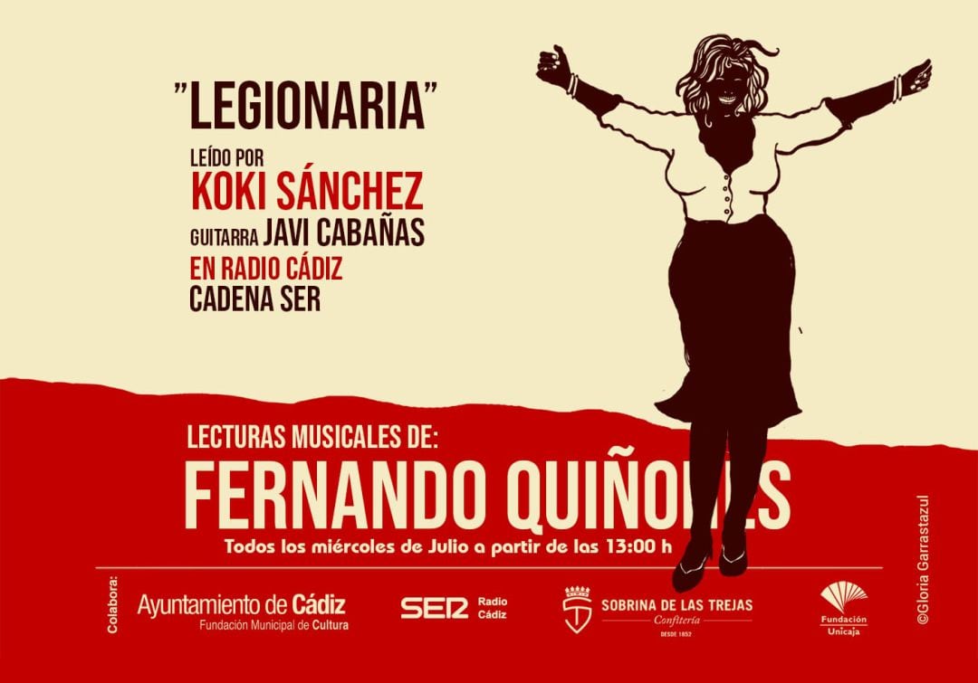 Cartel anunciador de la primera Lectura Musical de Fernando Quiñones 2020