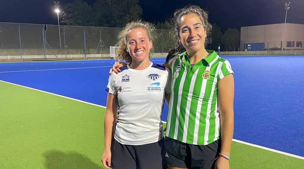 Ariadna Siri y Ana Marquínez, capitanas del Sardinero y Tenis respectivamente.