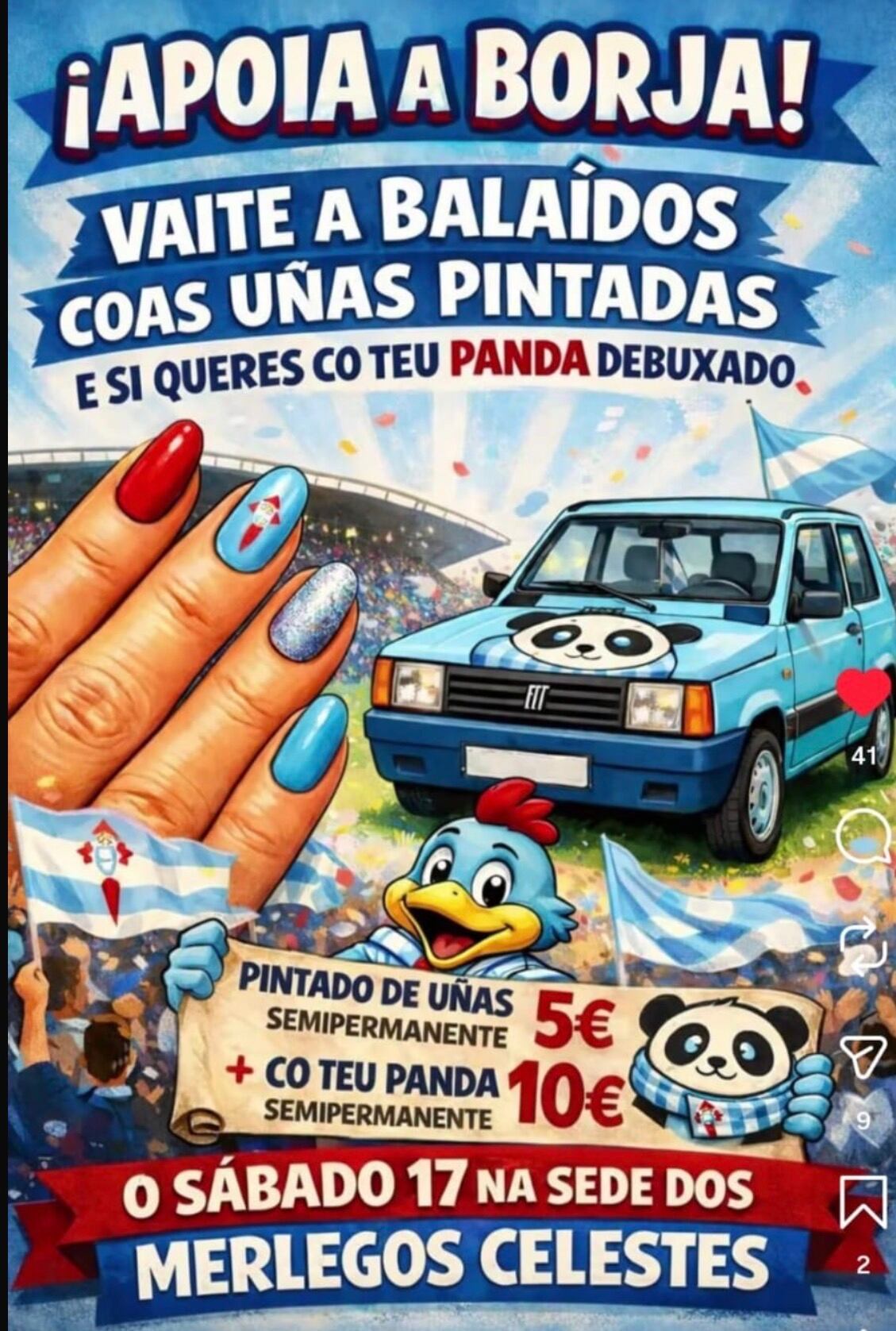 Merlegos Celestes ofrece pintado de uñas en su sede