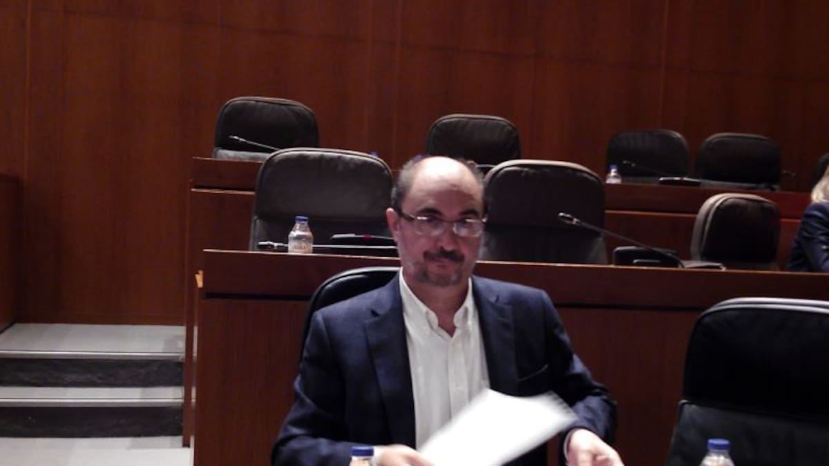 Lambán no renuncia a recurrir a la justicia para defender los bienes