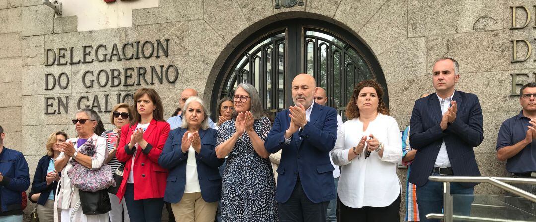 Concentración ante el Delegación del Gobierno en Galicia