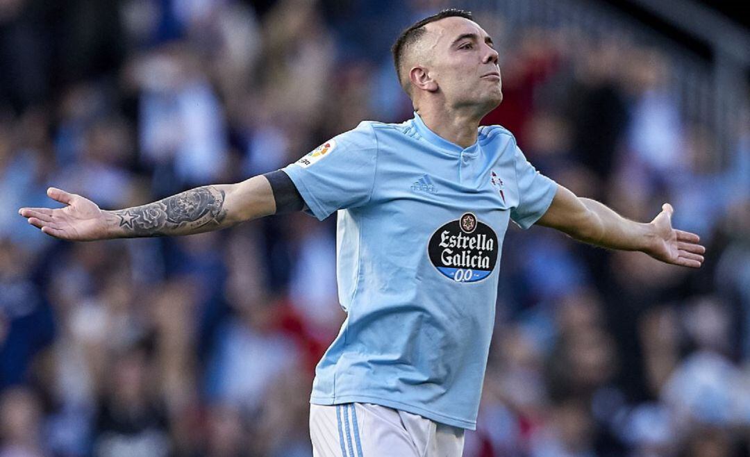 Iago Aspas es principal peligro celeste.