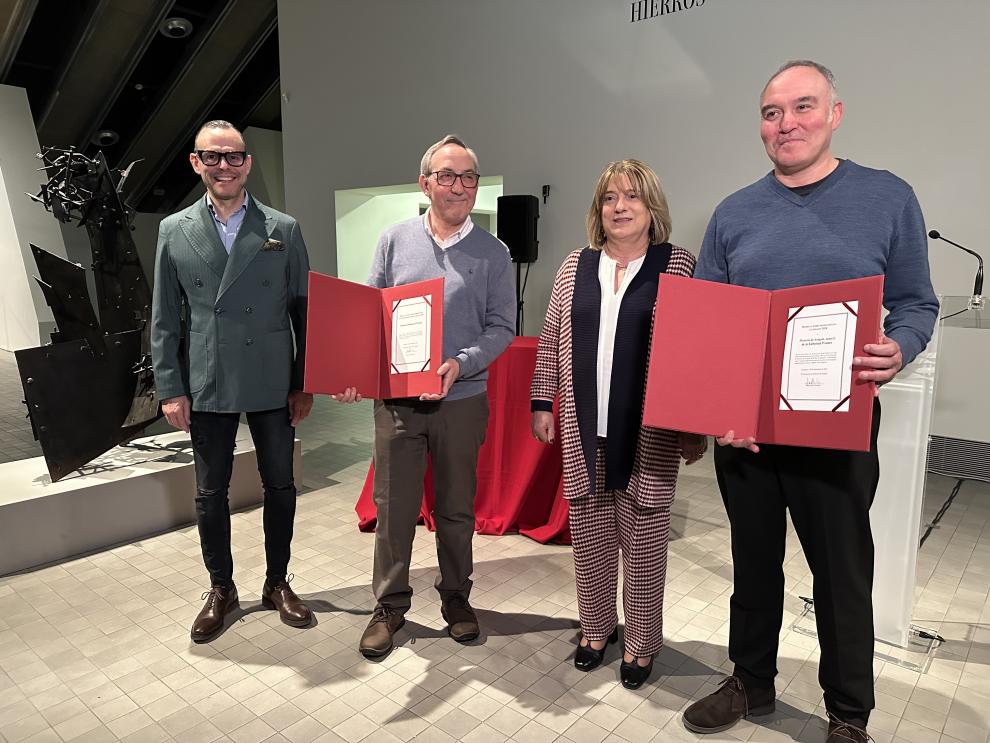 Entrega de los premios a la trayectoria profesional en el sector del libro y al libro mejor editado en Aragón 2024