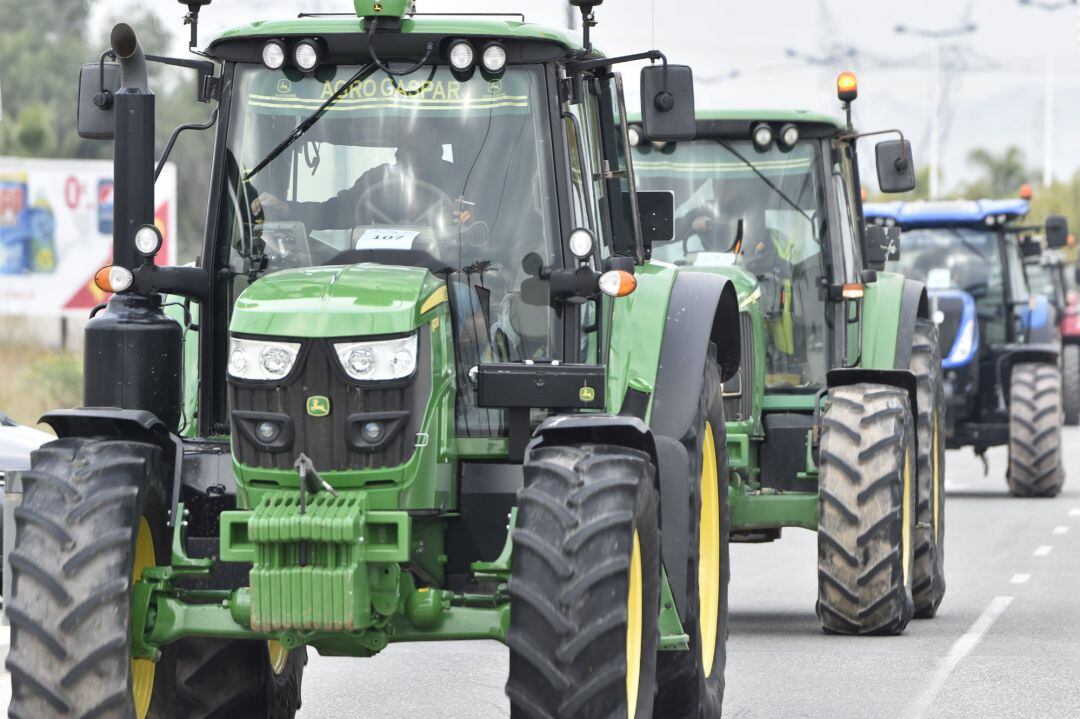 Foto de archivo tractorada