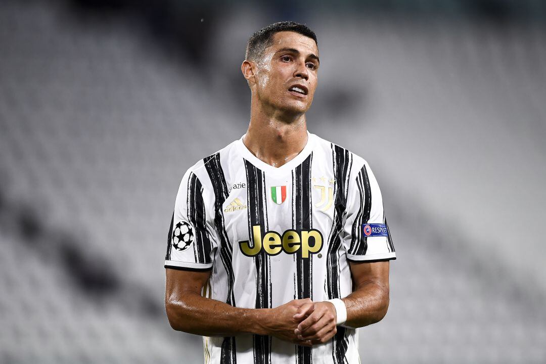 Cristiano Ronaldo, durante el partido contra el Lyon.