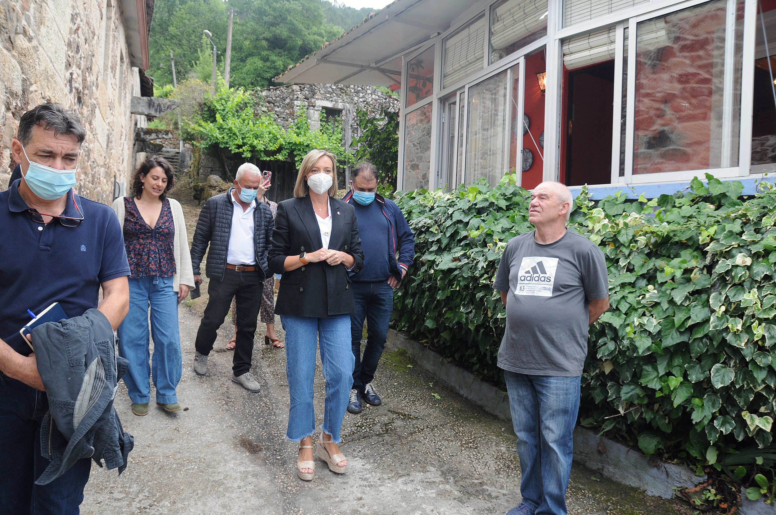 Fabiola García, en su visita de este miércoles