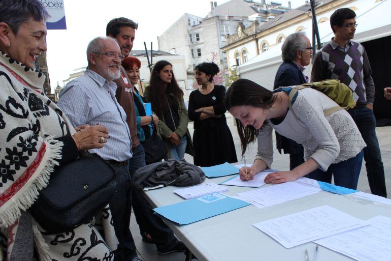 Olalla Rodil, candidata del BNG por la provincia de Lugo a las elecciones del 25S