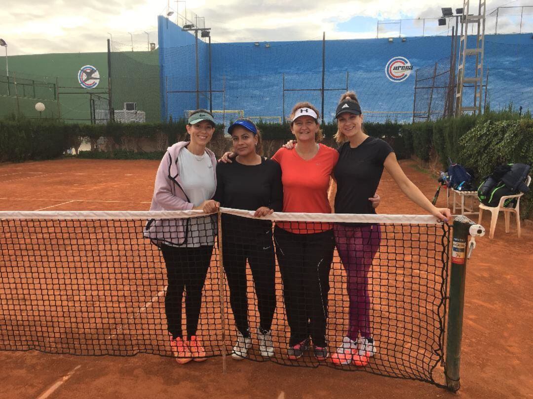 Jugadoras del V Torneo de Tenis &quot;isidro Aguado&quot;