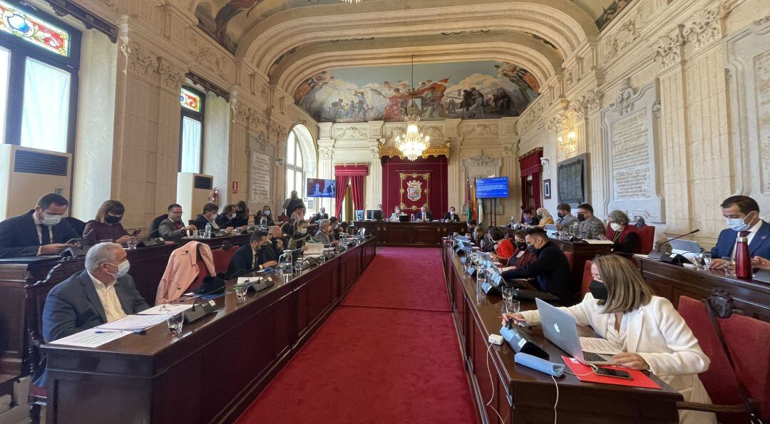 Pleno municipal de noviembre en el ayuntamiento de Málaga