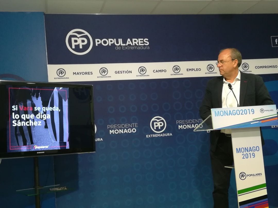 El PP extremeño lanza una campaña que incide en que votar a Vara es apoyar "lo q