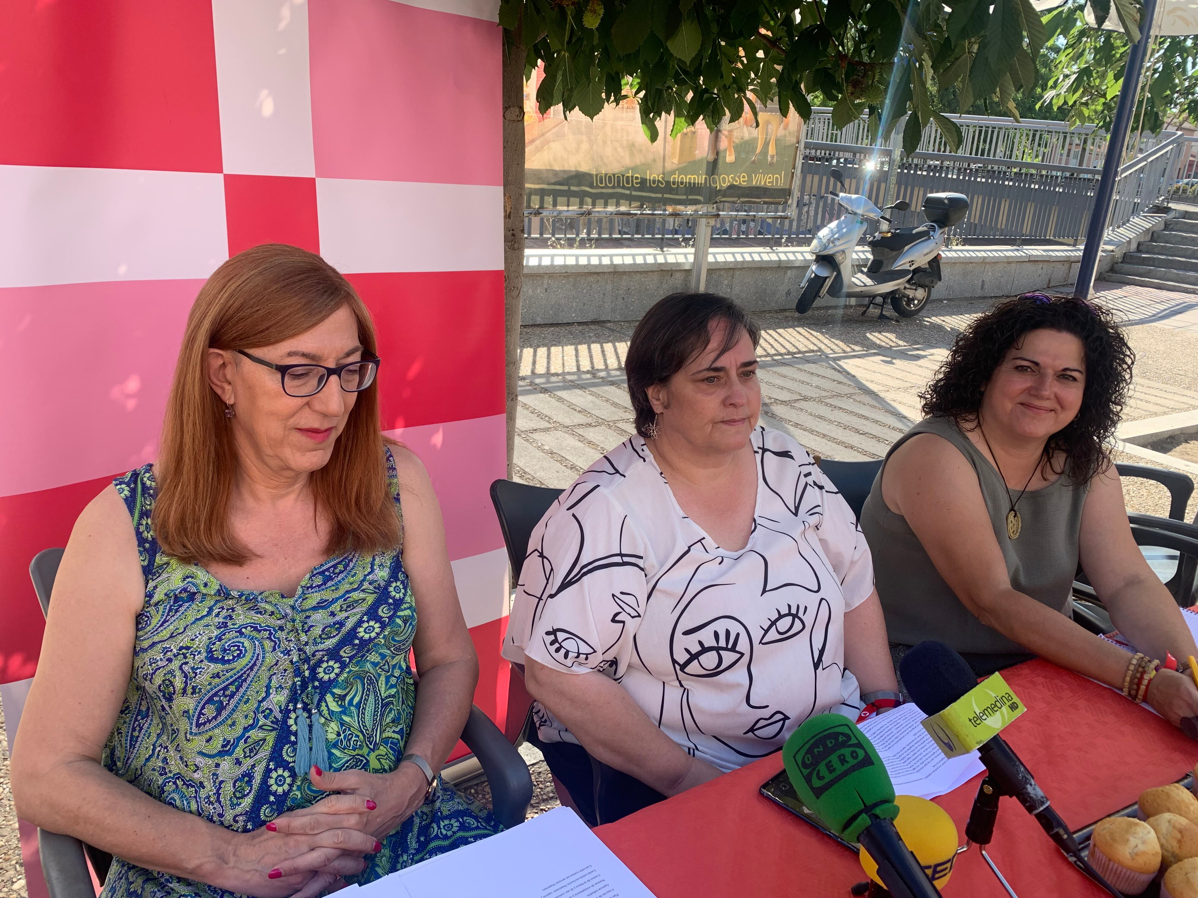 Las representantes de Sumar han acercado la campaña a Medina del Campo