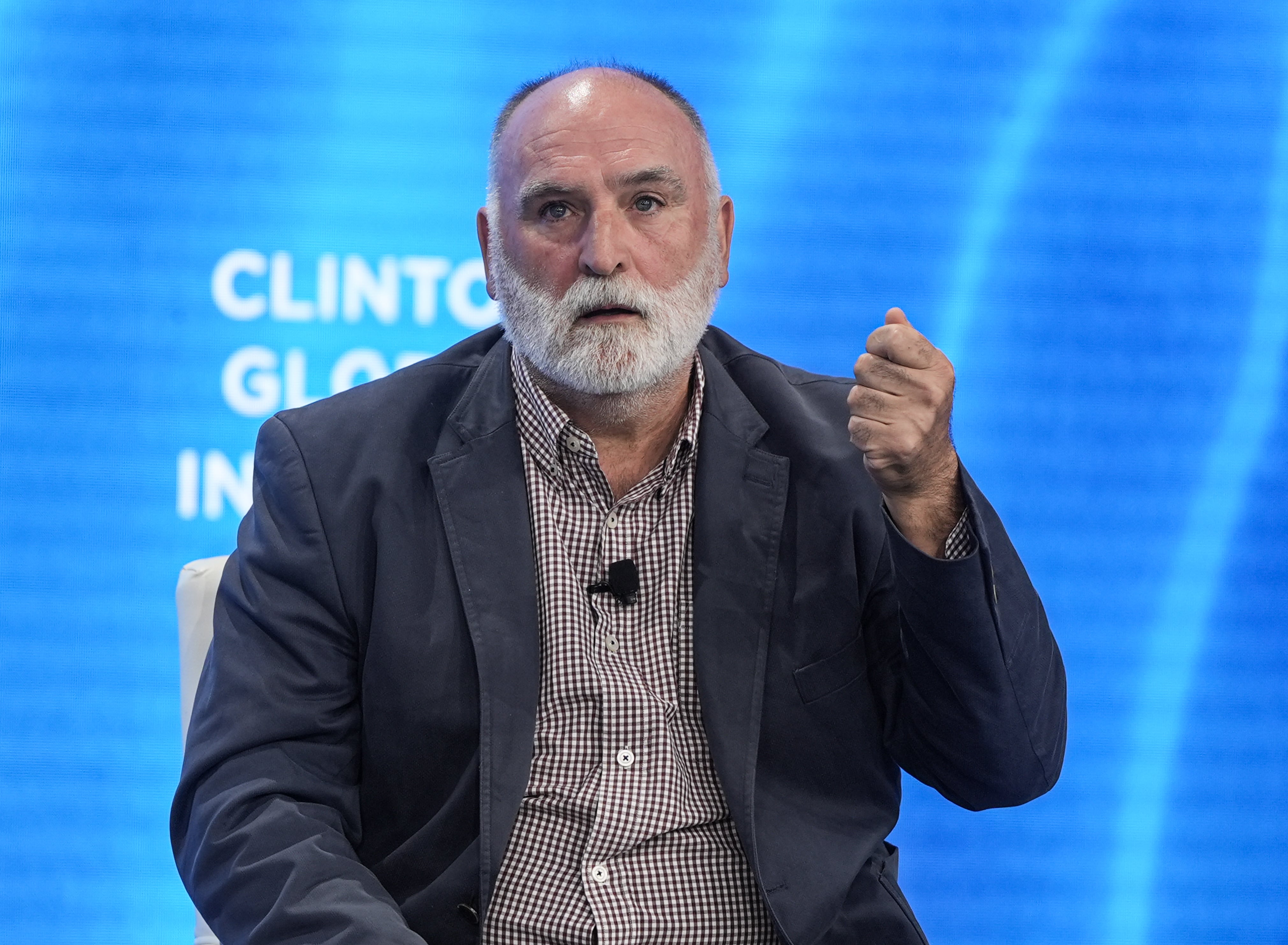 José Andrés, en el congreso anual de la Clinton Global Initiative, el pasado 24 de septiembre.