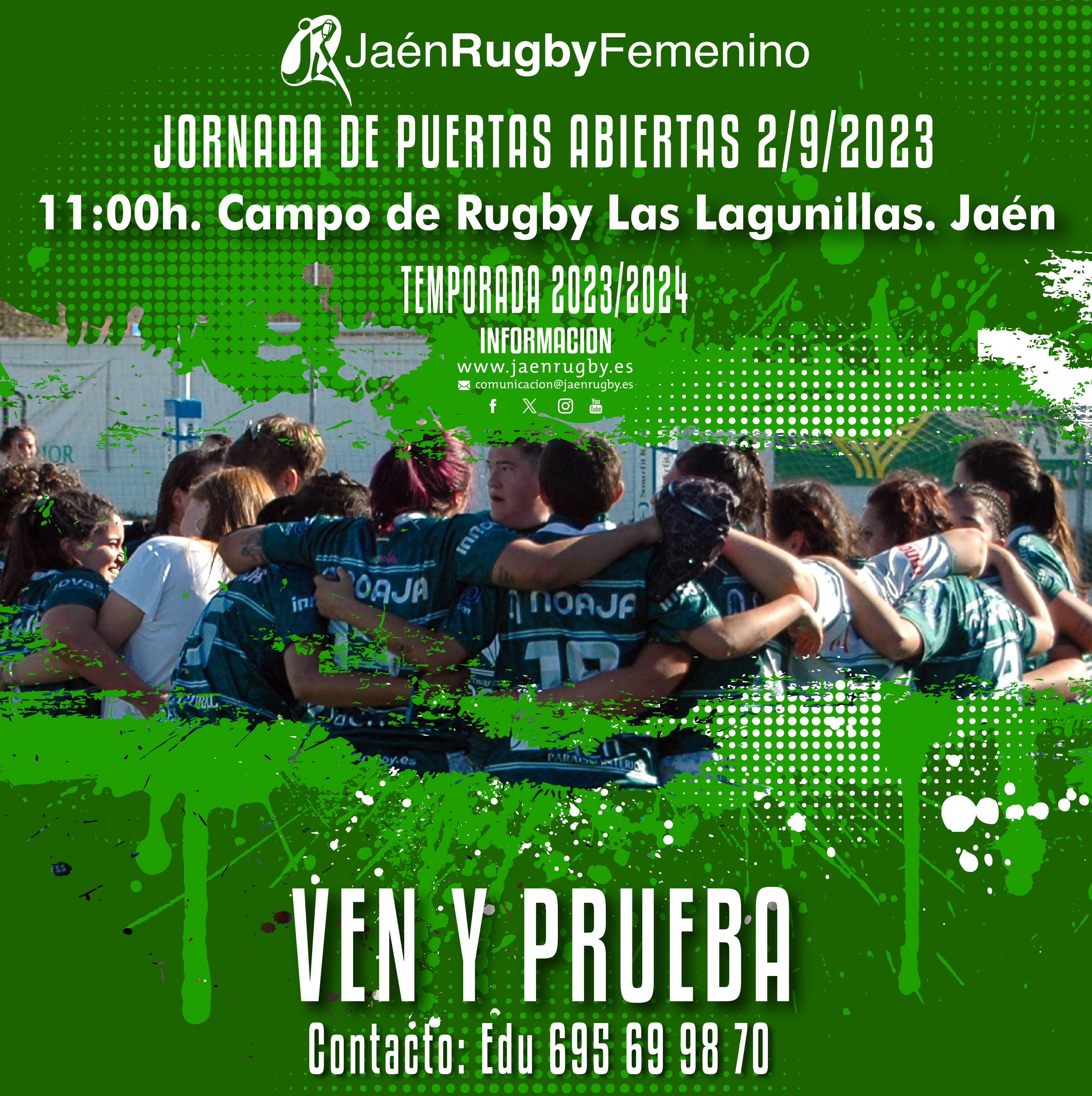 Puertas abierta Jaén Rugby femenino
